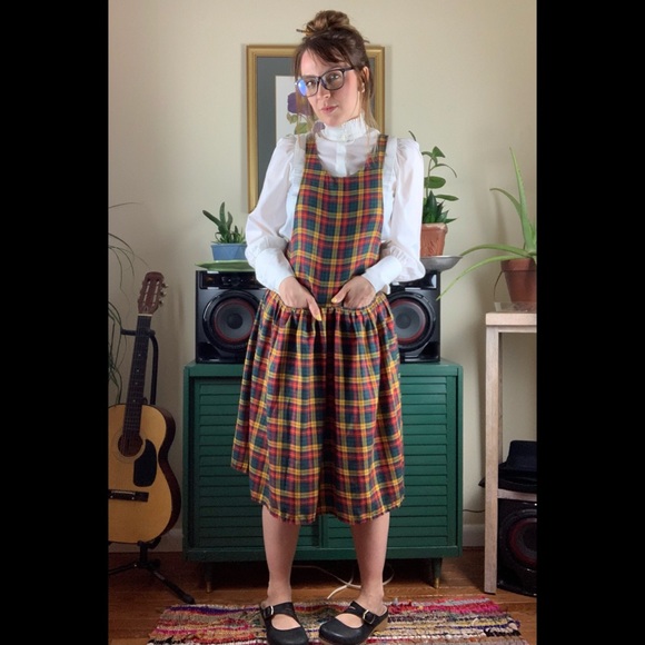 *SOLD* Vintage Eber San Francisco Pinafore Jumper - Picture 3 of 13